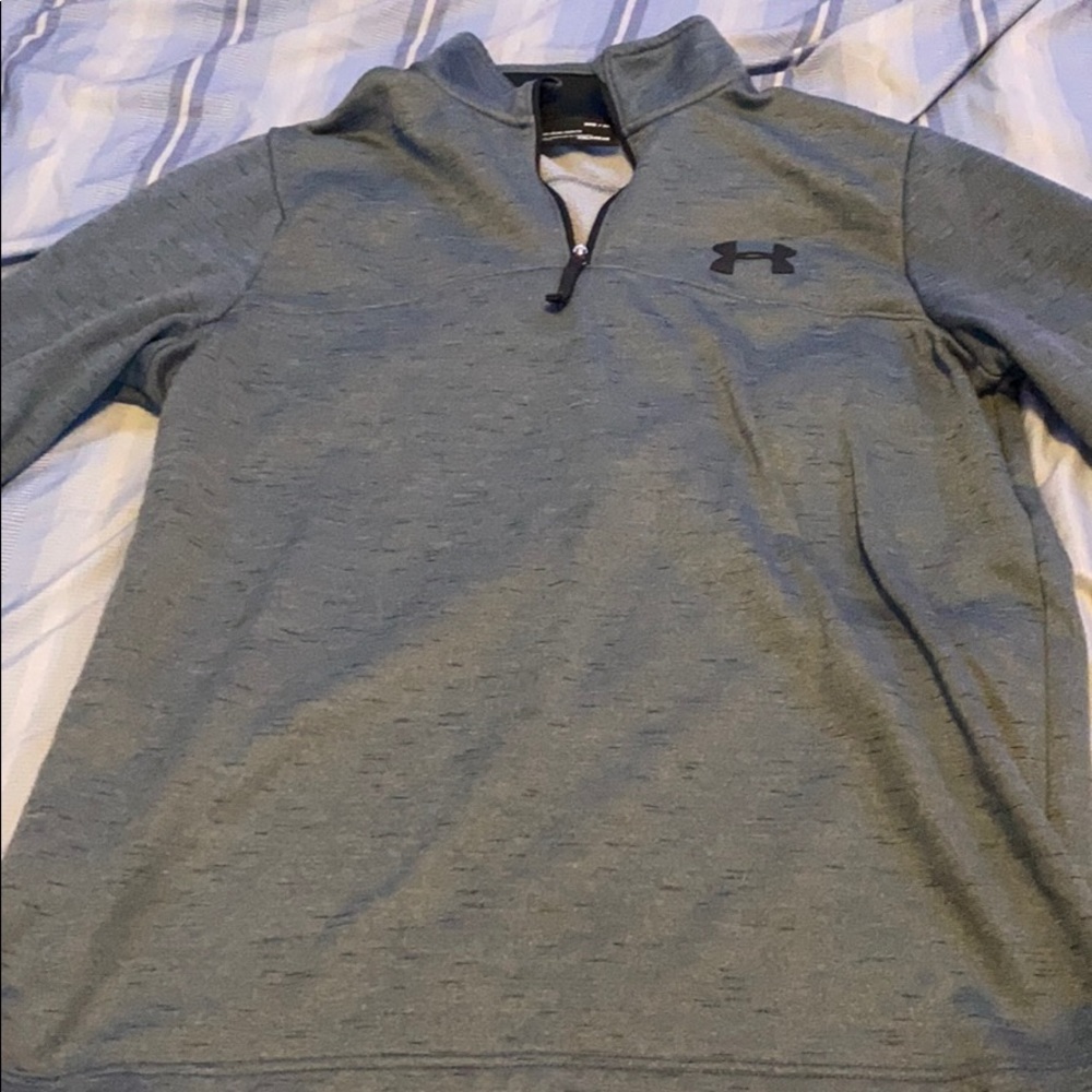 Grey under armor quarter zip